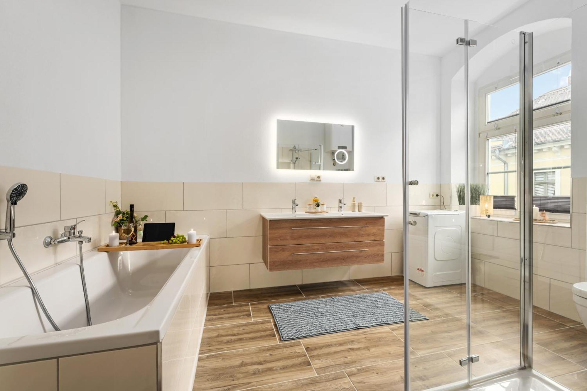 Schoene Altstadt Ferienwohnung Gruppen Familien Parkplatz Meißen Exterior foto